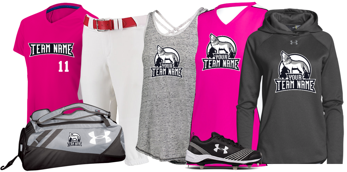 Get Great Women's Custom Softball Team Gear